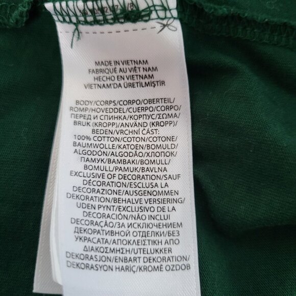 Polo Ralph Lauren Jersey Hooded Pullover T Shirt College Green XXL - Picture 14 of 14